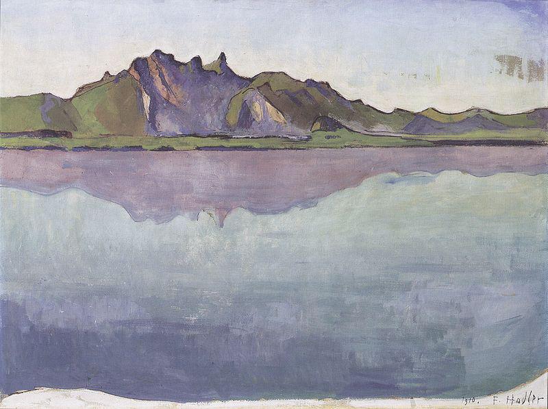 Ferdinand Hodler Thunersee mit Stockhornkette